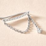 Bijou D'oreille Unitaire Joselyn Argent Blanc Oxyde De Zirconium - Boucles d'oreilles fantaisie Femme | Histoire d&rsquo;Or