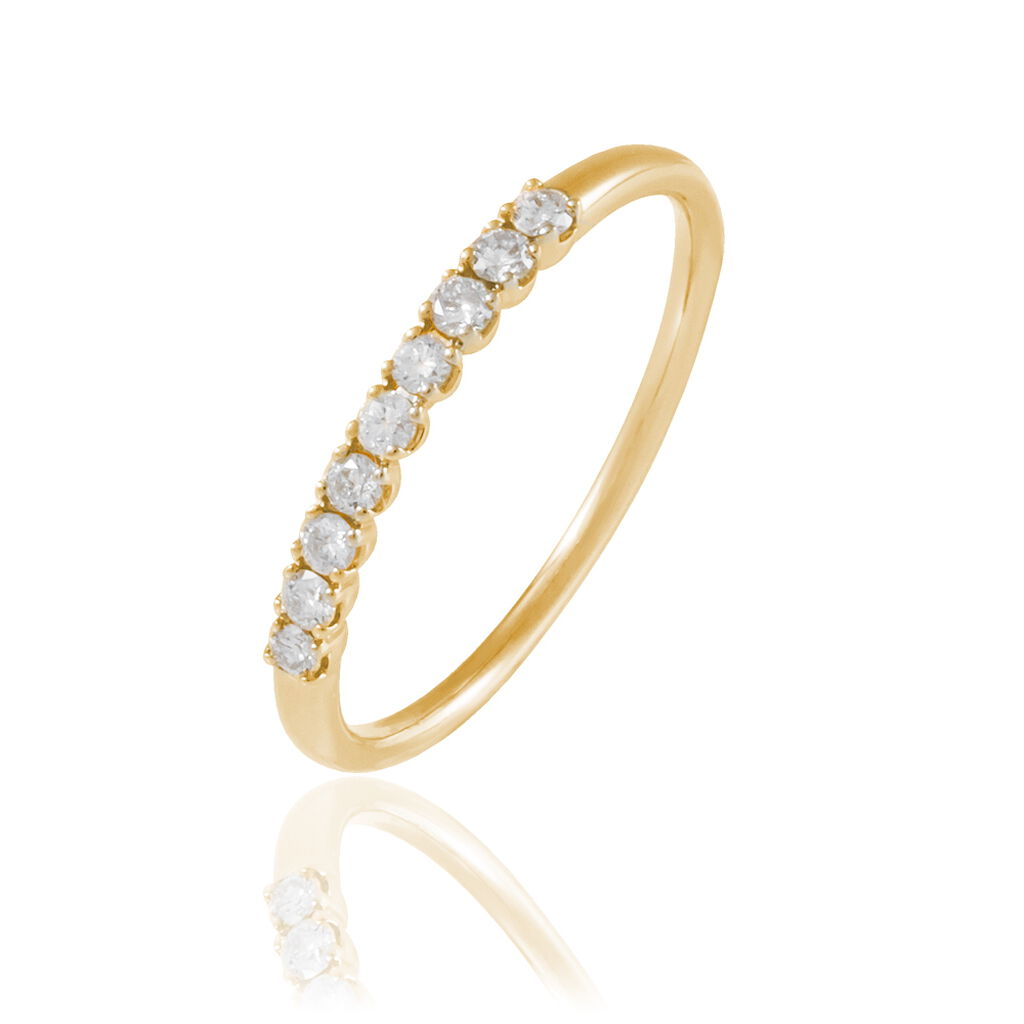 Alliance Eloise Or Jaune Diamant - Alliances Femme | Histoire d&rsquo;Or