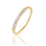 Alliance Eloise Or Jaune Diamant - Alliances Femme | Histoire d&rsquo;Or