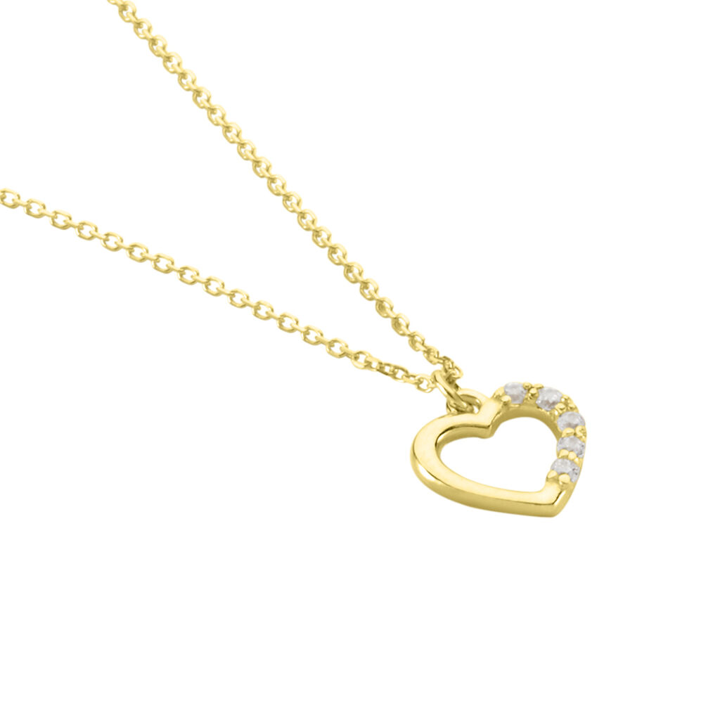 Collier Or Jaune Vehanouche Oxydes De Zirconium - Colliers Enfant | Histoire d’Or