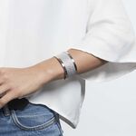 Bracelet Jonc Acier Blanc - Bracelets Femme | Histoire d&rsquo;Or