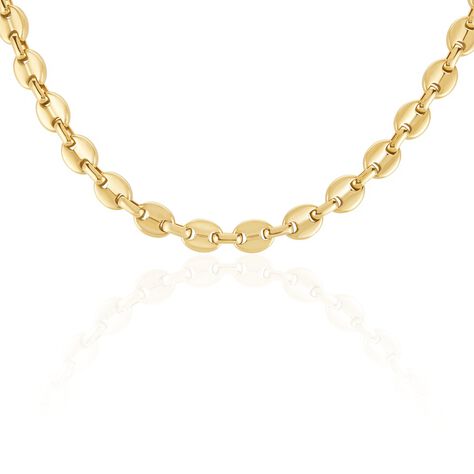 Collier Maille Acier Doré Cadia - Chaines Homme | Histoire d’Or
