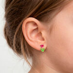 Boucles D'Oreilles Puces Tuulikki Or Jaune - Clous d'oreilles Enfant | Histoire d&rsquo;Or