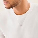 Collier Calven Argent Blanc Oxyde De Zirconium - Colliers fantaisie Homme | Histoire d&rsquo;Or
