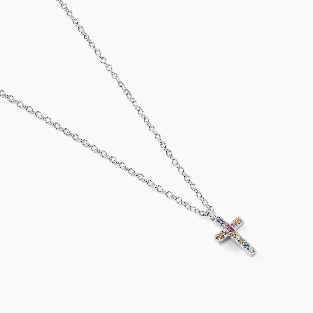 Collier Haïvy Argent Blanc Oxyde De Zirconium - Colliers fantaisie Femme | Histoire d’Or