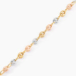 Bracelet Dami Or Tricolore - Bracelets cha&icirc;ne Femme | Histoire d&rsquo;Or