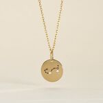 Pendentif Or Jaune Astraea Oxyde De Zirconium - Pendentifs Zodiaque Femme | Histoire d&rsquo;Or