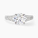 Bague Solitaire Carolina Or Blanc Oxyde De Zirconium - Bagues solitaires Femme | Histoire d’Or