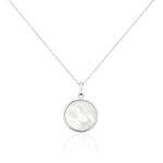 Collier Sa&uuml;l Argent Blanc Nacre - Colliers fantaisie Femme | Histoire d&rsquo;Or