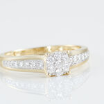 Bague Or Jaune Multi Pierres Diamants - Bagues avec pierre Femme | Histoire d&rsquo;Or