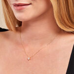 Collier Collection Icone Or Jaune Diamant Synth&eacute;tique - Colliers Femme | Histoire d&rsquo;Or