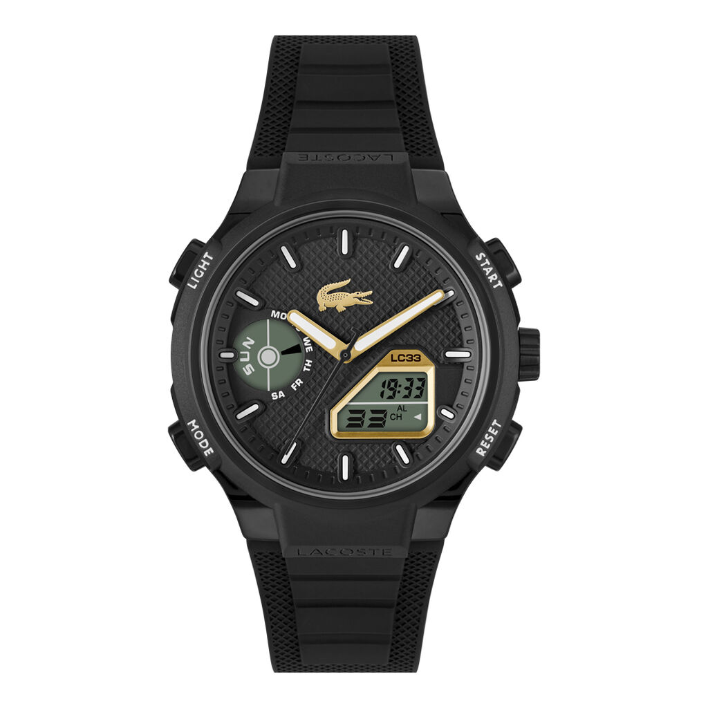 Montre Lacoste Lc33 Noir - Montres Homme | Histoire d&rsquo;Or