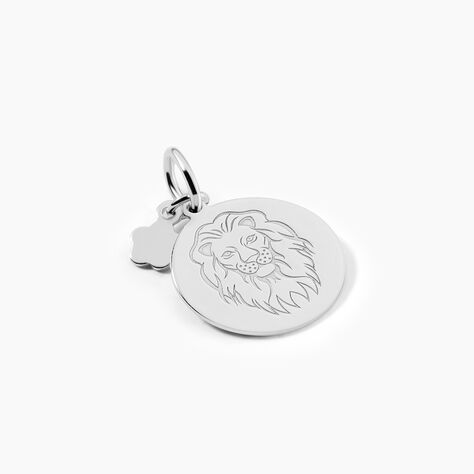 Pendentif Zodiaque Rond Argent Blanc - Pendentifs Zodiaque Famille | Histoire d&rsquo;Or