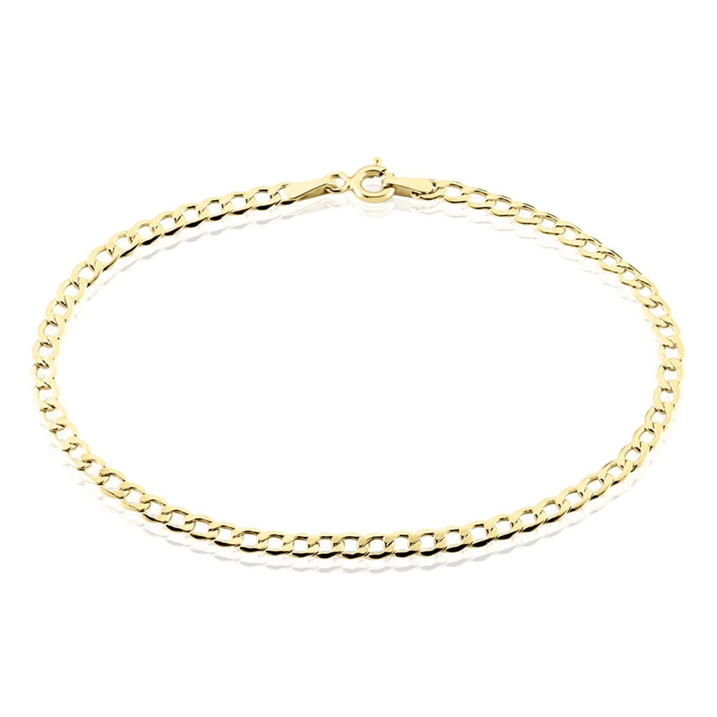 Bracelet Iris Or Jaune Maille Gourmette - Bracelets chaîne Femme | Histoire d’Or