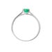 Bague Crista Or Blanc Emeraude Et Diamant - Bagues solitaires Femme | Histoire d’Or