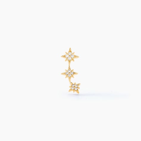 Bijou D'oreille Unitaire Arn Or Jaune Oxyde De Zirconium - Ear cuffs Femme | Histoire d’Or