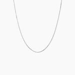 Cha&icirc;ne Alyze Argent Blanc - Chaines Femme | Histoire d&rsquo;Or