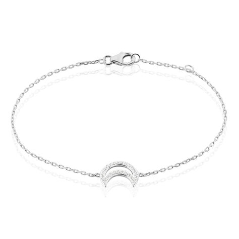 Bracelet Aisha Argent Blanc Oxyde De Zirconium - Bracelets Femme | Histoire d’Or