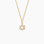 Pendentif Faye Argent Dor&eacute; A L'Or 750/1000 Oxyde De Zirconium - Pendentifs Femme | Histoire d&rsquo;Or