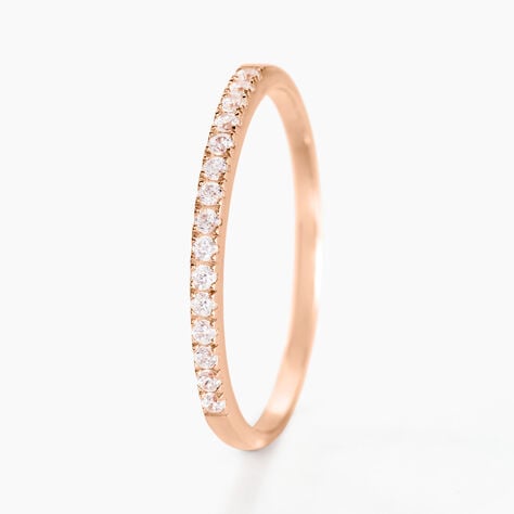 Alliance Klimka Or Rose Oxyde De Zirconium - Alliances Femme | Histoire d&rsquo;Or