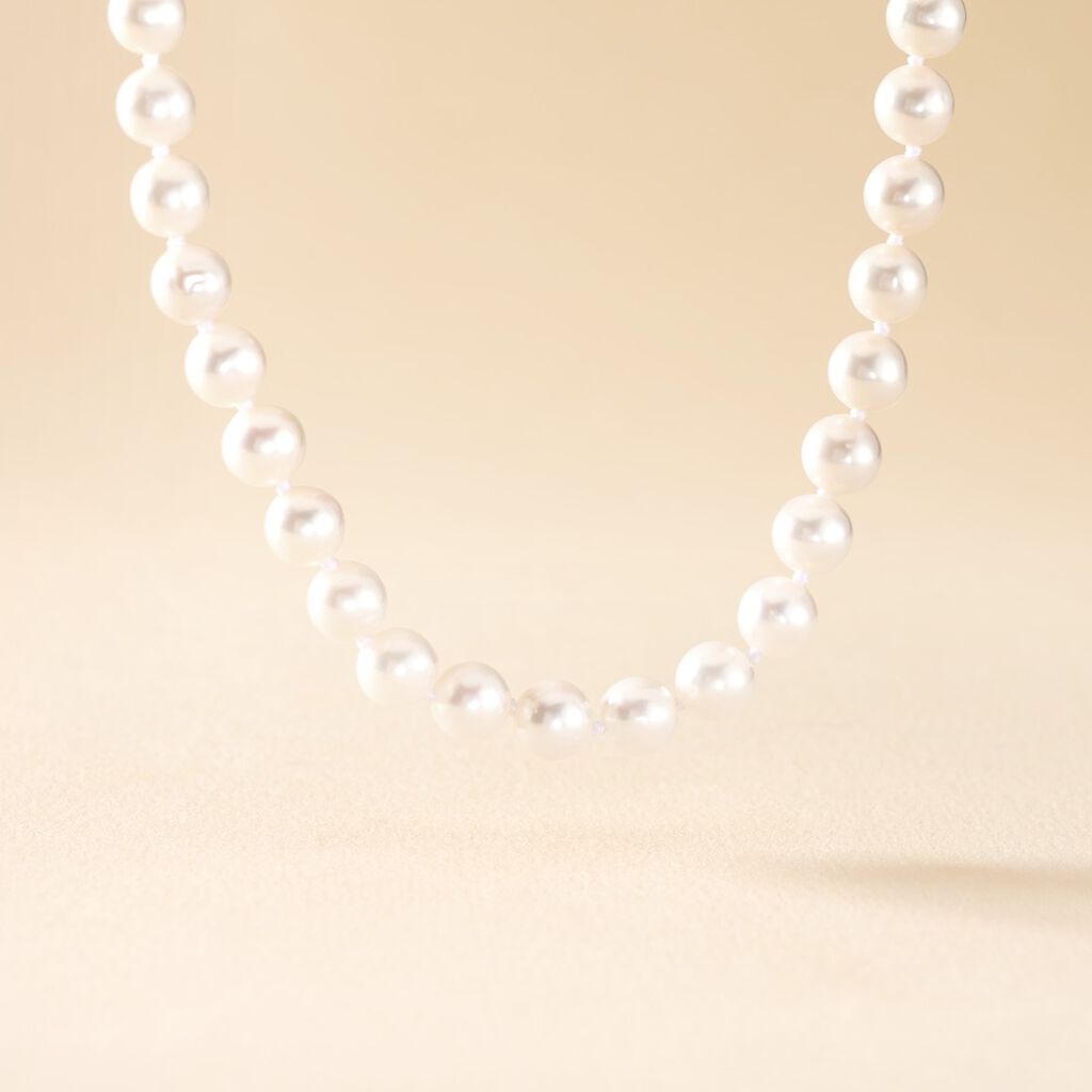 Collier Aicha Or Jaune Perle De Culture D'akoya - Colliers Femme | Histoire d’Or