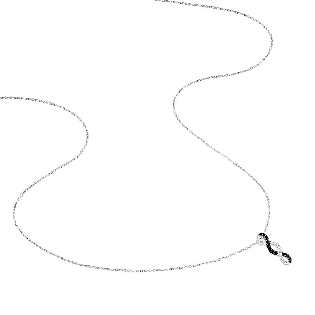 Collier Lilybeth Or Blanc Diamant - Colliers Femme | Histoire d’Or