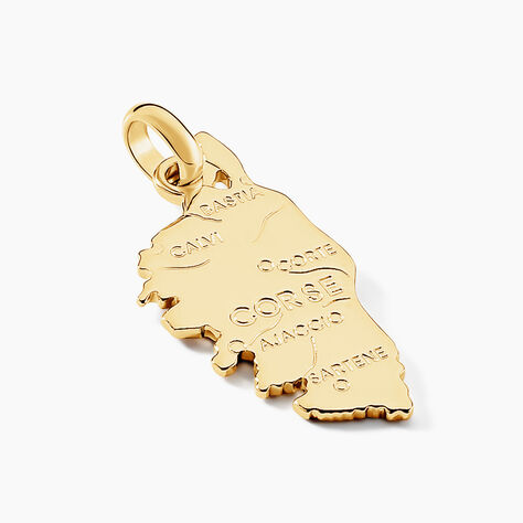 Pendentif Corsica Plaque Or Jaune - Pendentifs Famille | Histoire d’Or