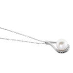 Collier Patricia Or Blanc Perle De Culture Oxyde - Colliers Femme | Histoire d&rsquo;Or