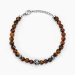 Bracelet Labhras Acier Blanc - Bracelets Homme | Histoire d&rsquo;Or