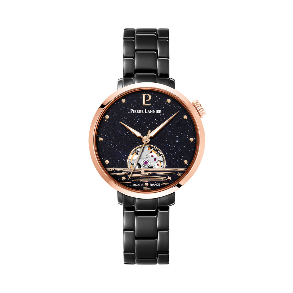 Montre Pierre Lannier Australe Noir - Montres Femme | Histoire d’Or