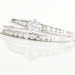 Bague Solitaire Maella Argent Blanc Oxyde De Zirconium - Bagues solitaires Femme | Histoire d&rsquo;Or