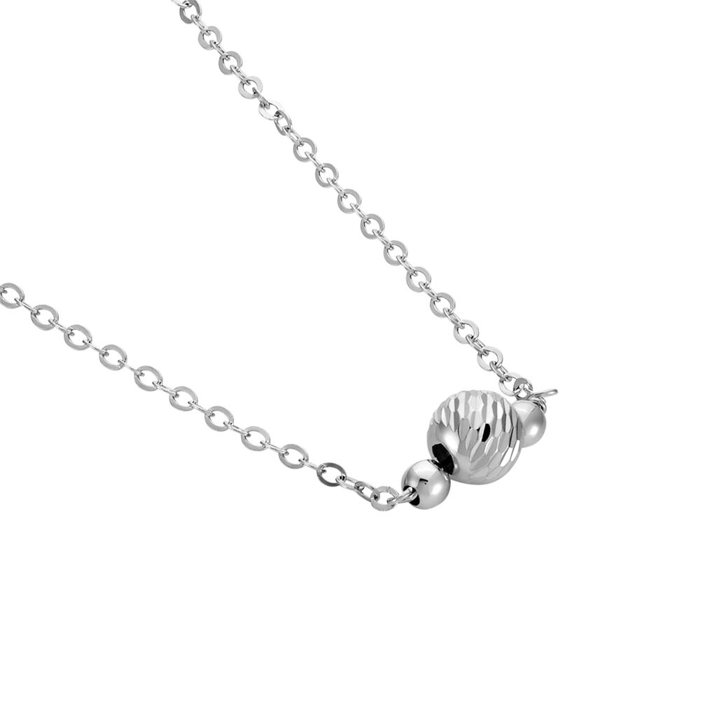 Collier Tolly Argent Blanc - Colliers fantaisie Femme | Histoire d&rsquo;Or