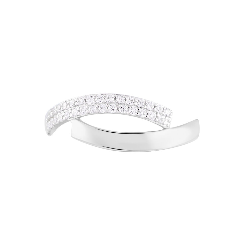 Bague Vero Or Blanc Oxyde De Zirconium - Bagues avec pierre Femme | Histoire d’Or