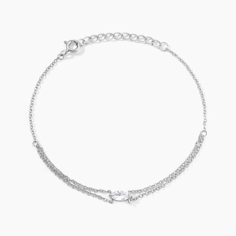 Bracelet Giulette Argent Blanc Oxyde De Zirconium - Bracelets Femme | Histoire d’Or