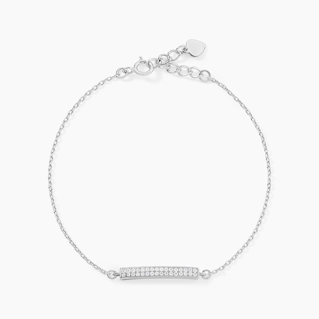 Bracelet Kiara Argent Blanc Oxyde De Zirconium - Bracelets Femme | Histoire d’Or