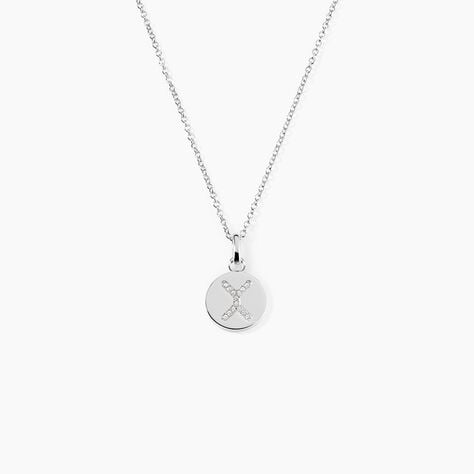 Collier Argent Eugenien Oxydes De Zirconium - Colliers fantaisie Femme | Histoire d&rsquo;Or