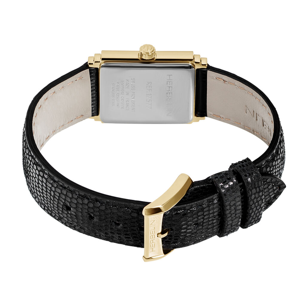 Montre Herbelin Art Deco Noir - Id&eacute;es cadeaux Femme | Histoire d&rsquo;Or