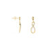 Boucles D'oreilles Pendantes Dunya Plaqué Or Jaune Oxyde De Zirconium - Boucles d'oreilles fantaisie Femme | Histoire d’Or