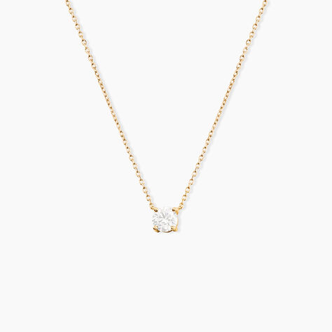 Collier Collection Aphrodite Or Jaune Diamant Synthetique - Colliers Femme | Histoire d’Or