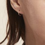 Cr&eacute;oles Valerina Or Rose - Boucles d'oreilles cr&eacute;oles Femme | Histoire d&rsquo;Or