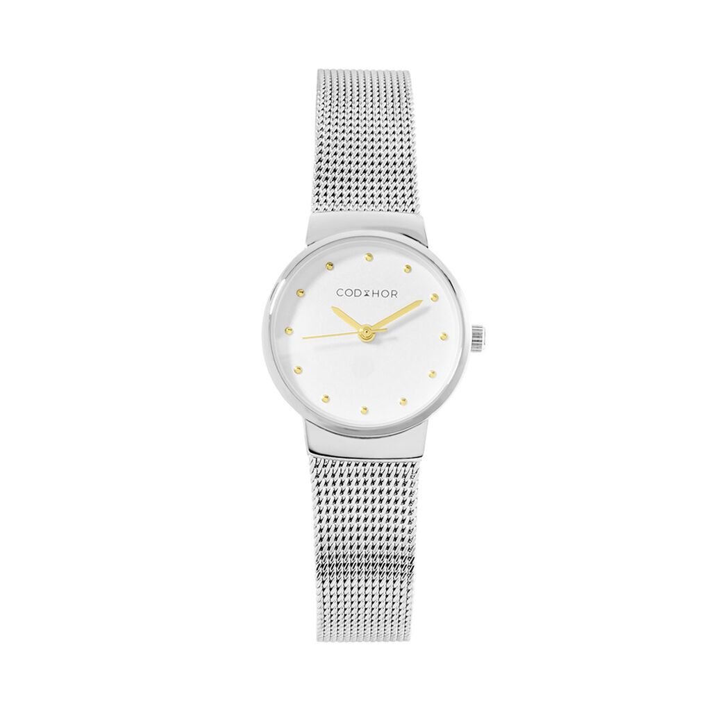Montre Codhor Fleur Argente - Montres Femme | Histoire d&rsquo;Or