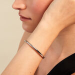 Bracelet Jonc Seville Acier Blanc - Bracelets joncs Femme | Histoire d&rsquo;Or