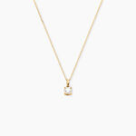 Pendentif Solitaire Aphrodite Or Jaune Diamant - Pendentifs Femme | Histoire d&rsquo;Or