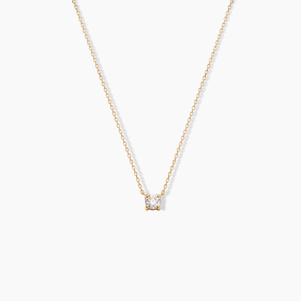 Collier One Or Jaune Diamant - Colliers Femme | Histoire d&rsquo;Or