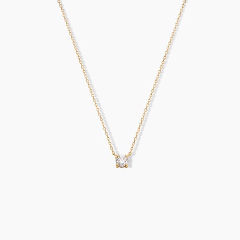 Collier One Or Jaune Diamant - Colliers Femme | Histoire d&rsquo;Or