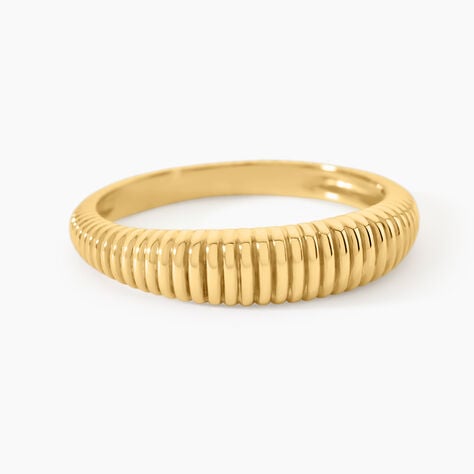 Bague Plato Argent Dor&eacute; A L'Or 750/1000 - Bijoux sans pierre Femme | Histoire d&rsquo;Or