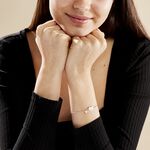 Bracelet Iella Argent Bicolore - Bracelets Femme | Histoire d&rsquo;Or