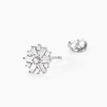 Boucles D'oreilles Puces Ysatis Argent Blanc Oxyde De Zirconium - Boucles d'oreilles fantaisie Femme | Histoire d&rsquo;Or