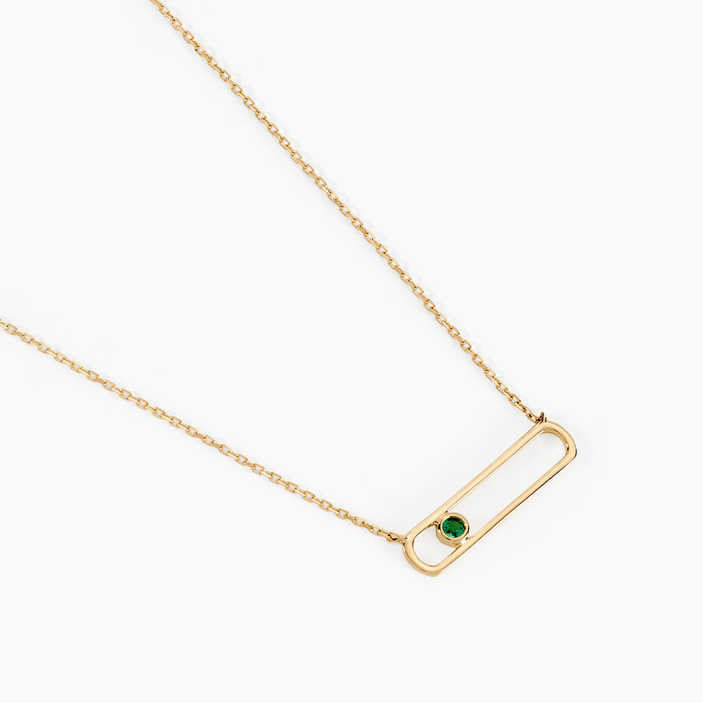 Collier Harmonie Or Jaune Emeraude - Colliers Femme | Histoire d’Or