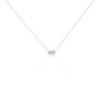 Collier Or Blanc Sabine Diamants - Colliers Femme | Histoire d&rsquo;Or
